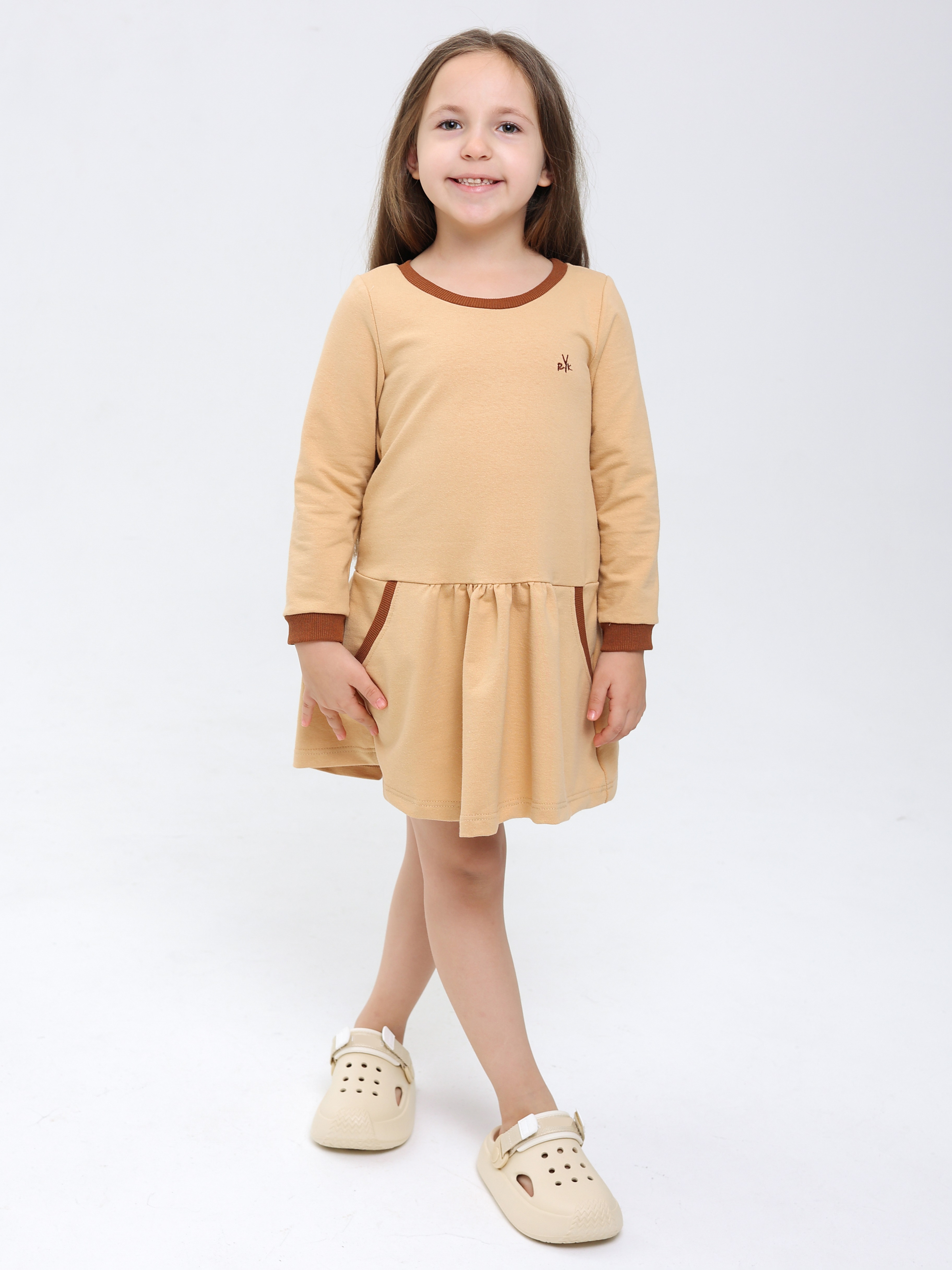 Платье RobyKris 27-9286-25/беж - фото 6