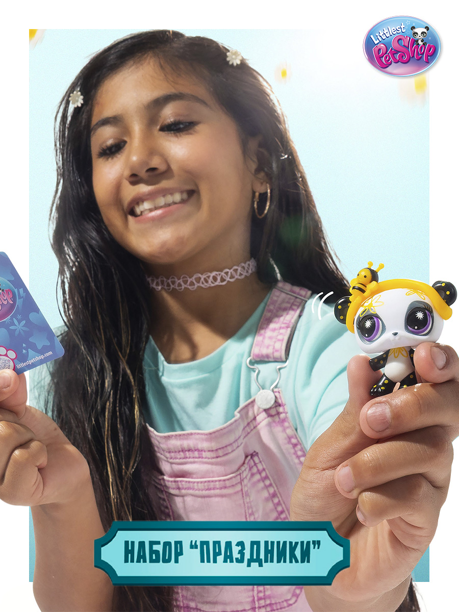Игровой набор Littlest Pet Shop Весенний вайб Панда - фото 1