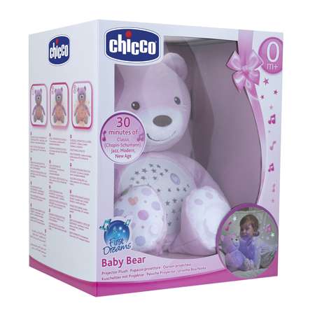 Игрушка Chicco Мишка музыкальный Розовый