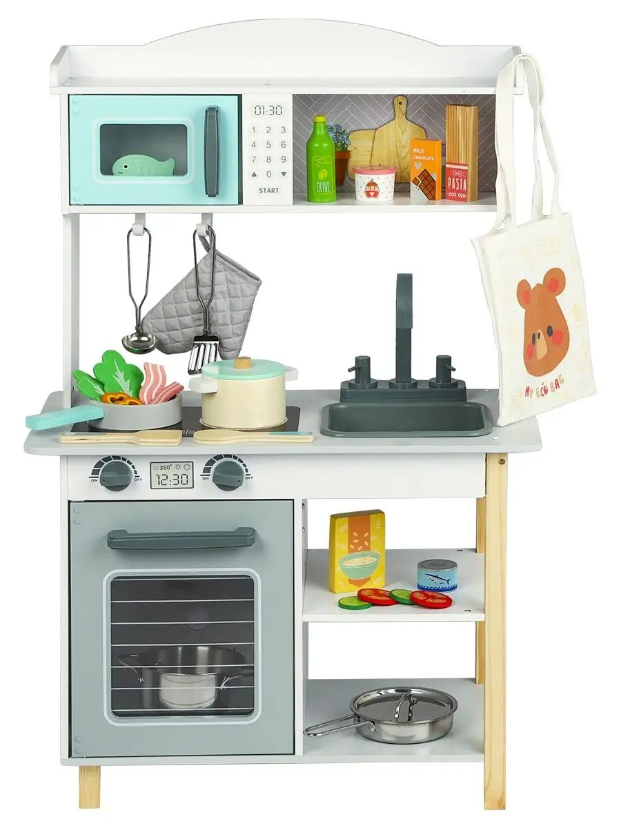 Игрушечная кухня PAREMO с аксессуарами: 27 шт. - фото 1