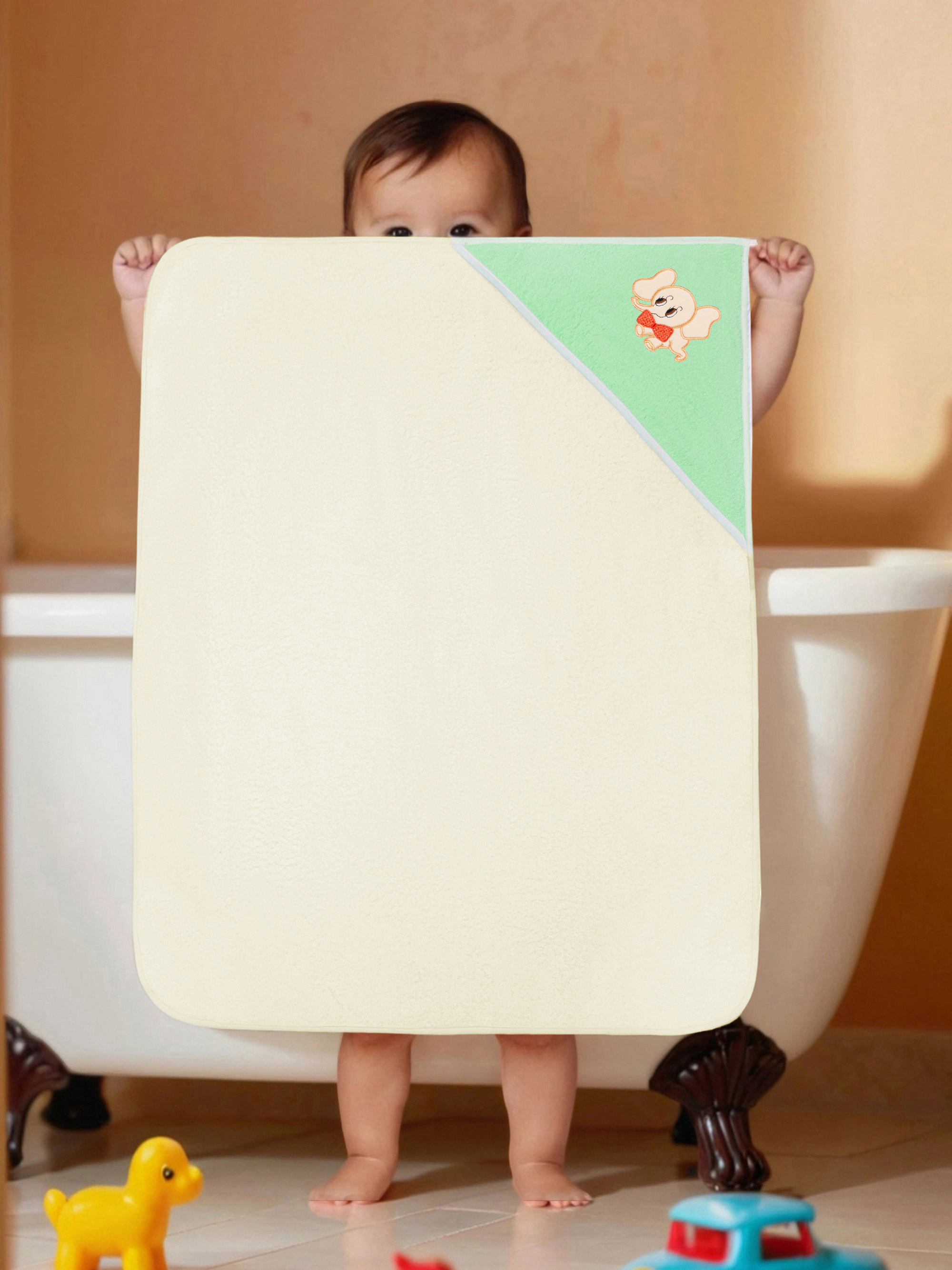 Полотенце уголок Wellness Малыш-00/53_СБ 80 x 100 см 1 шт. - фото 2