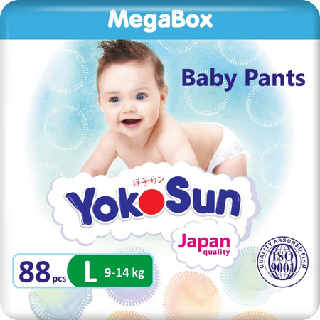 Трусики YokoSun L (9-14 кг) 88 шт.