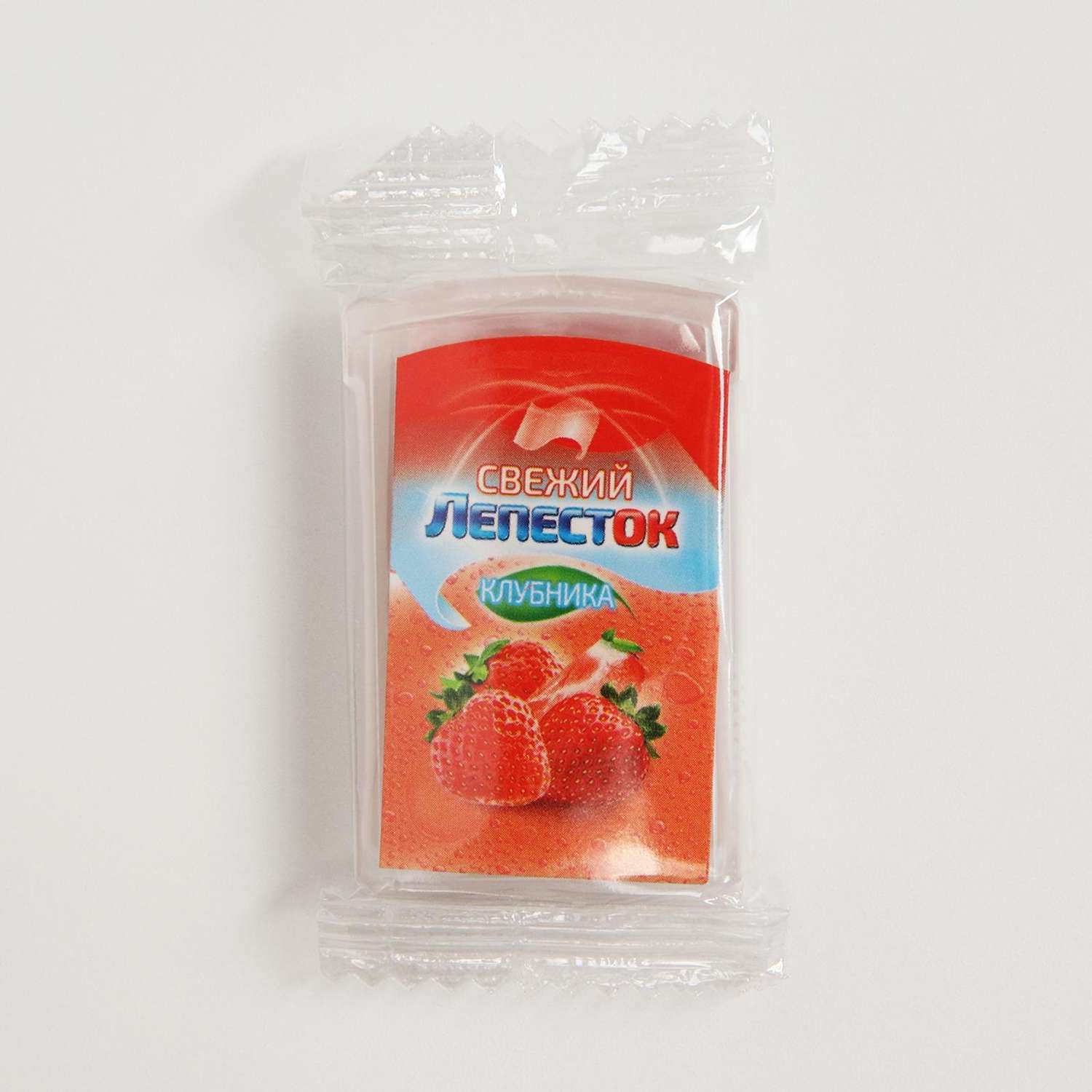 Пластинки освежающие Канди Клаб Свежий лепесток клубника 0.8г - фото 1