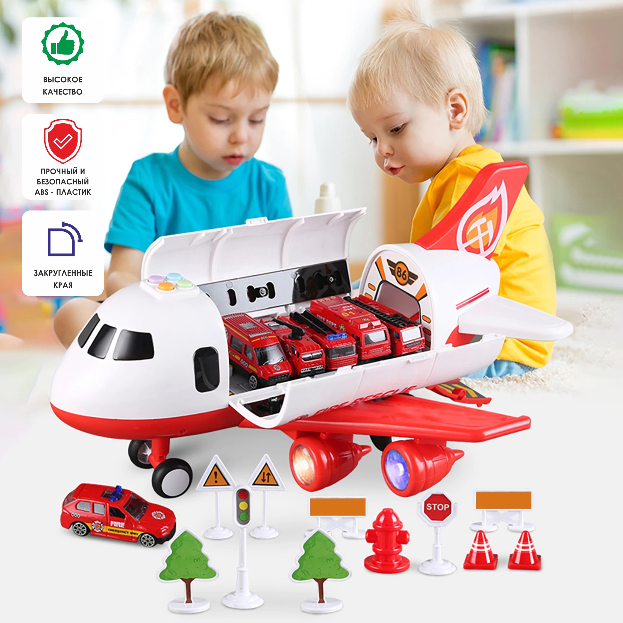 Парковка TIPTOPOLIS Пожарный LP200689168-1 - фото 5