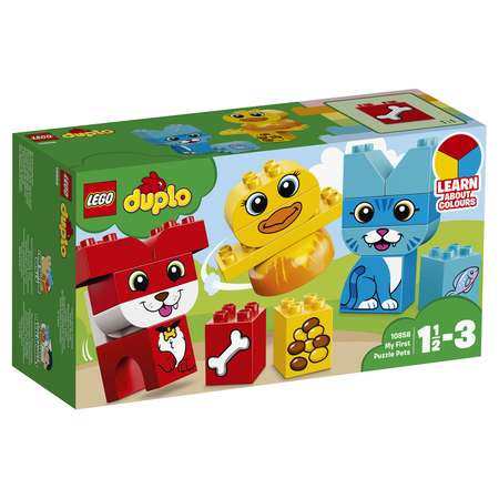 Конструктор LEGO DUPLO Мои первые домашние животные блочный