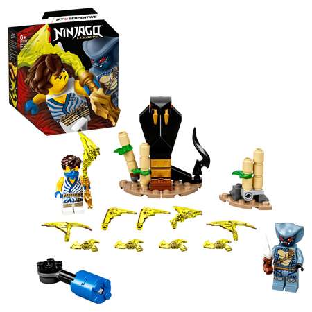 Конструктор LEGO NINJAGO Джей против воина-серпентина блочный