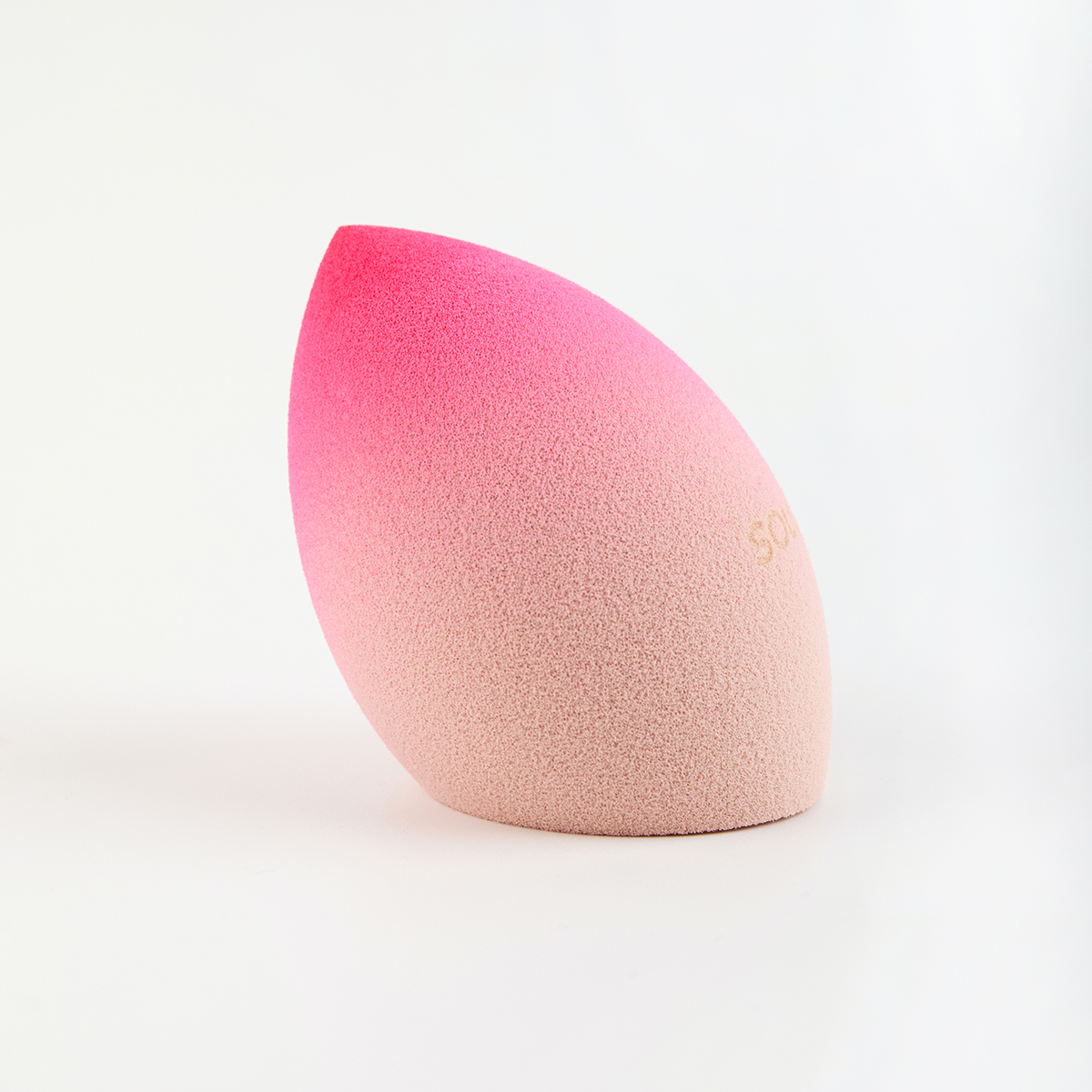 Срезом, Розовый SOLOMEYA Спонж для макияжа со - фото 5