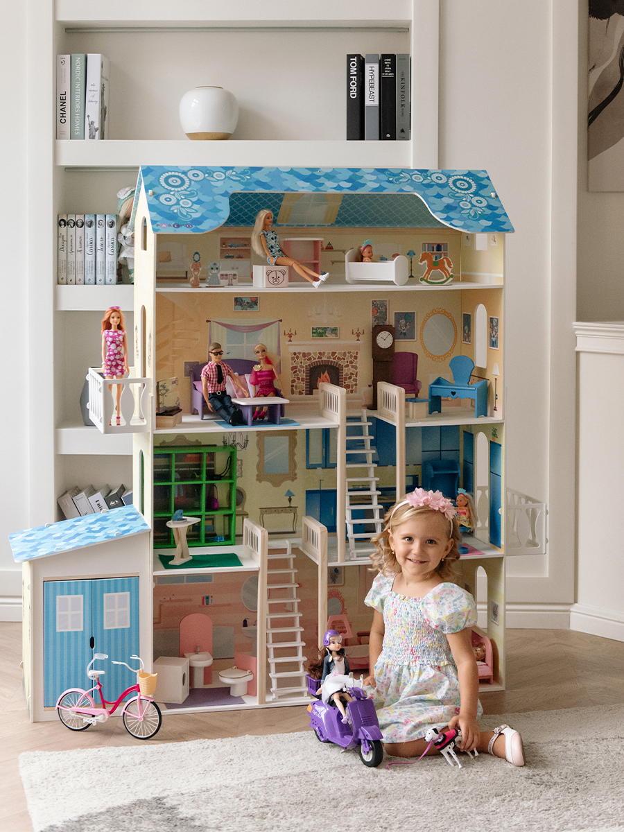 Домик для кукол PAREMO 135 см с мебелью PD316 - фото 5