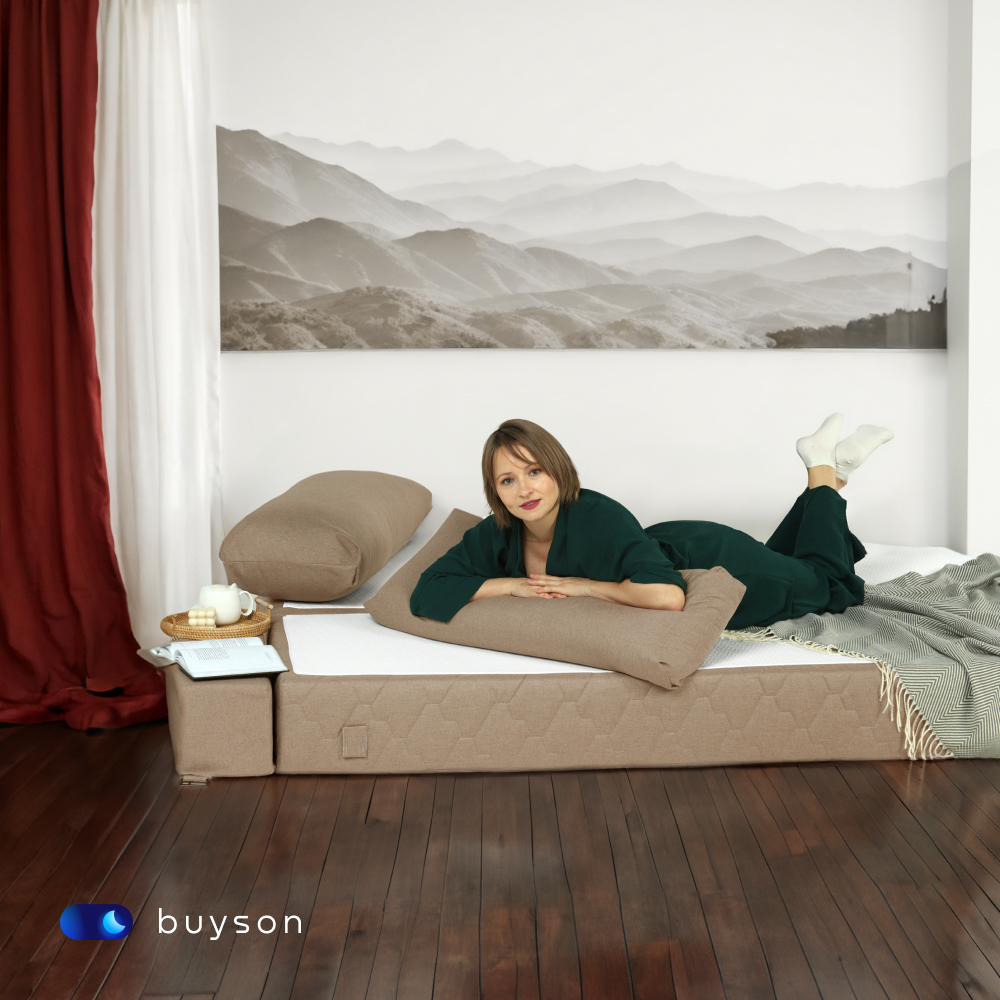 Диван buyson BuyDream Plus бежевый - фото 14