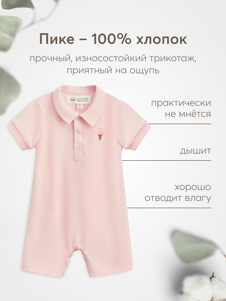 Боди Happy Baby 88201_pink - фото 3
