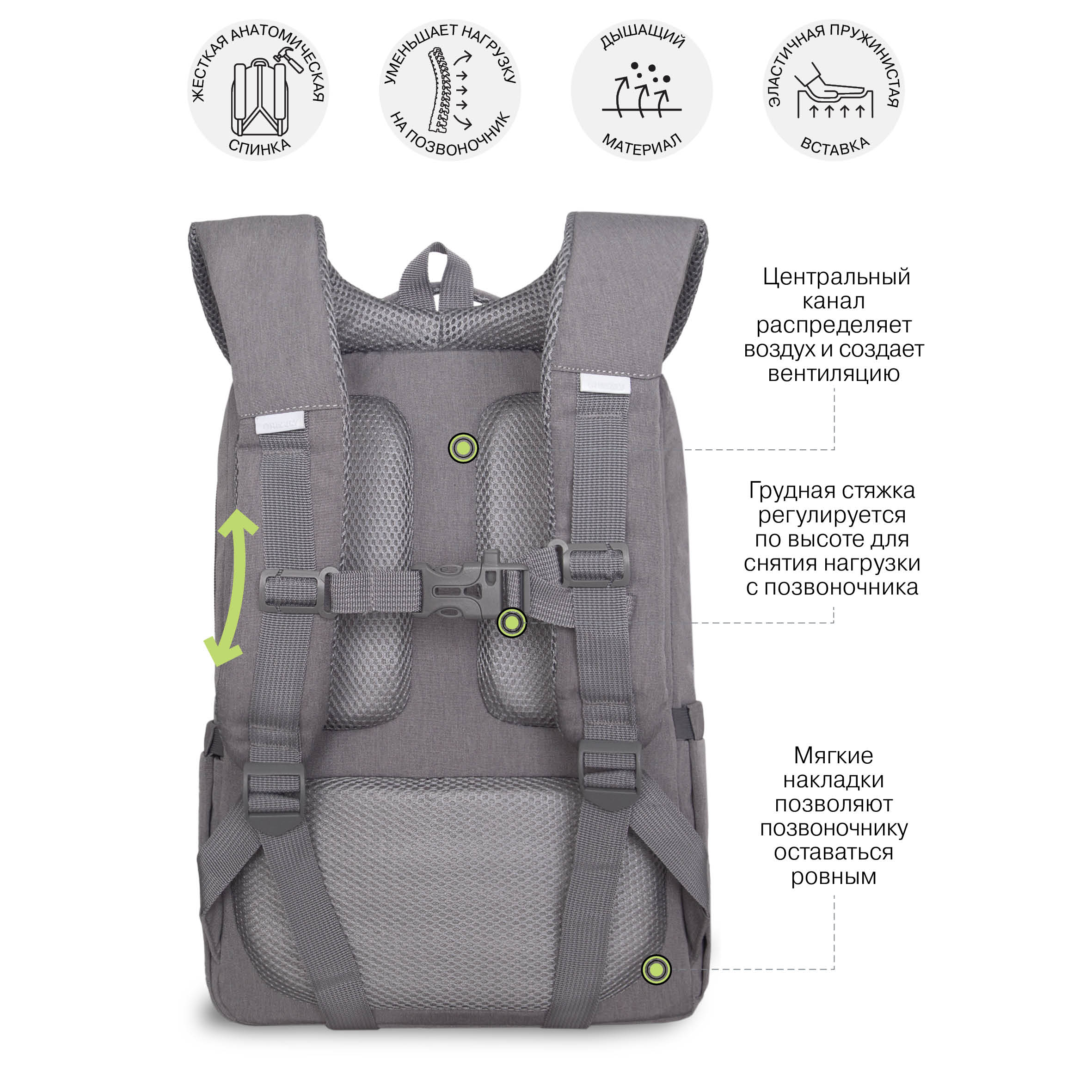 Рюкзак Grizzly Для девочки - фото 9