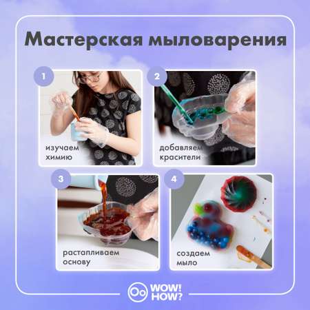 Набор WOW! HOW? Мастерская мыловарения мыло