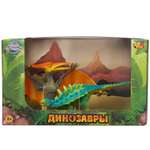 Игровой набор Abtoys Кентозавр против Птеродактиля