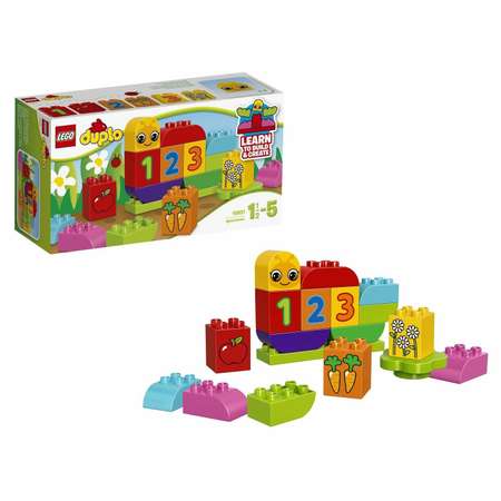 Конструктор LEGO DUPLO Моя веселая гусеница блочный