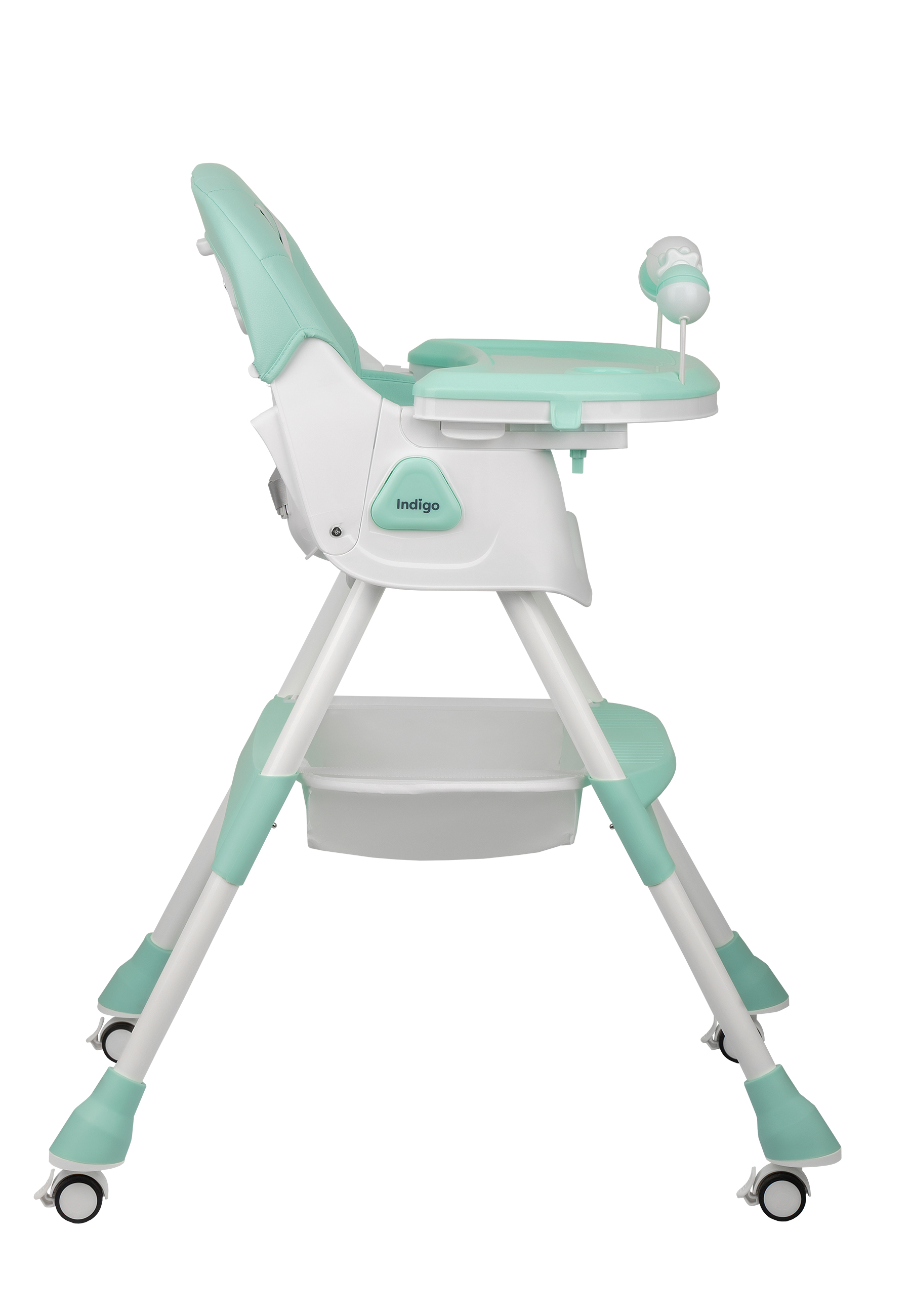 Стульчик для кормления Indigo Corn Flex мятный - фото 7