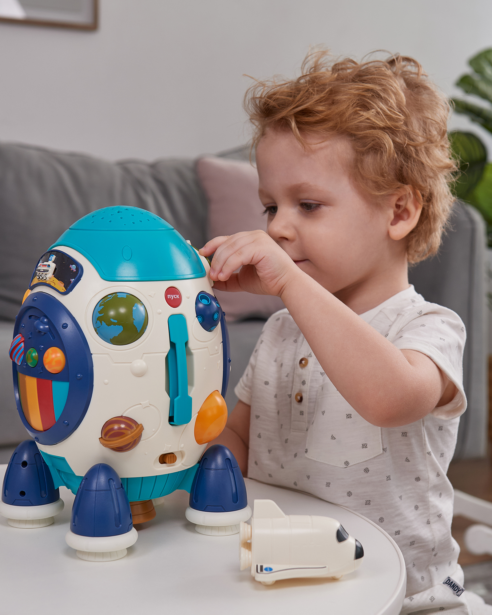 Игрушка BabyGo развивающий центр Ракета - фото 3