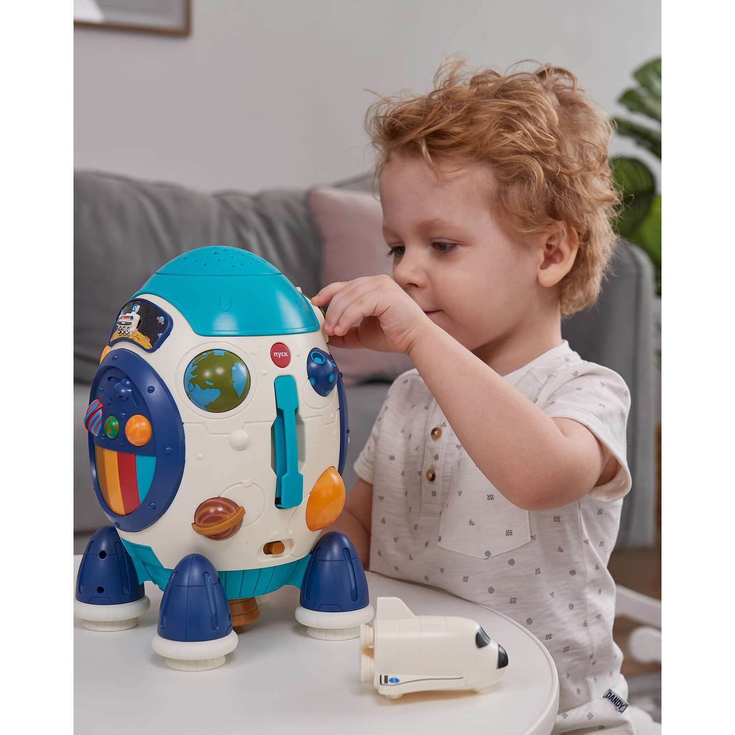 Игрушка BabyGo развивающий центр Ракета - фото 3