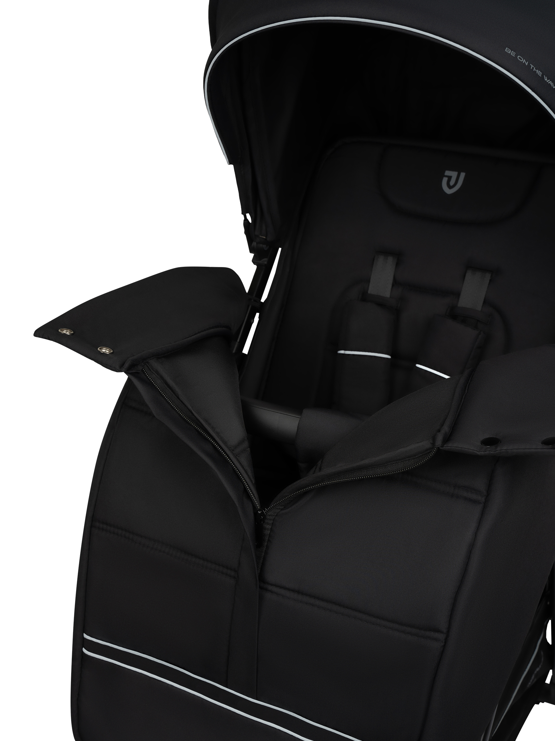 Коляска прогулочная JOVOLA Skill черный - фото 17