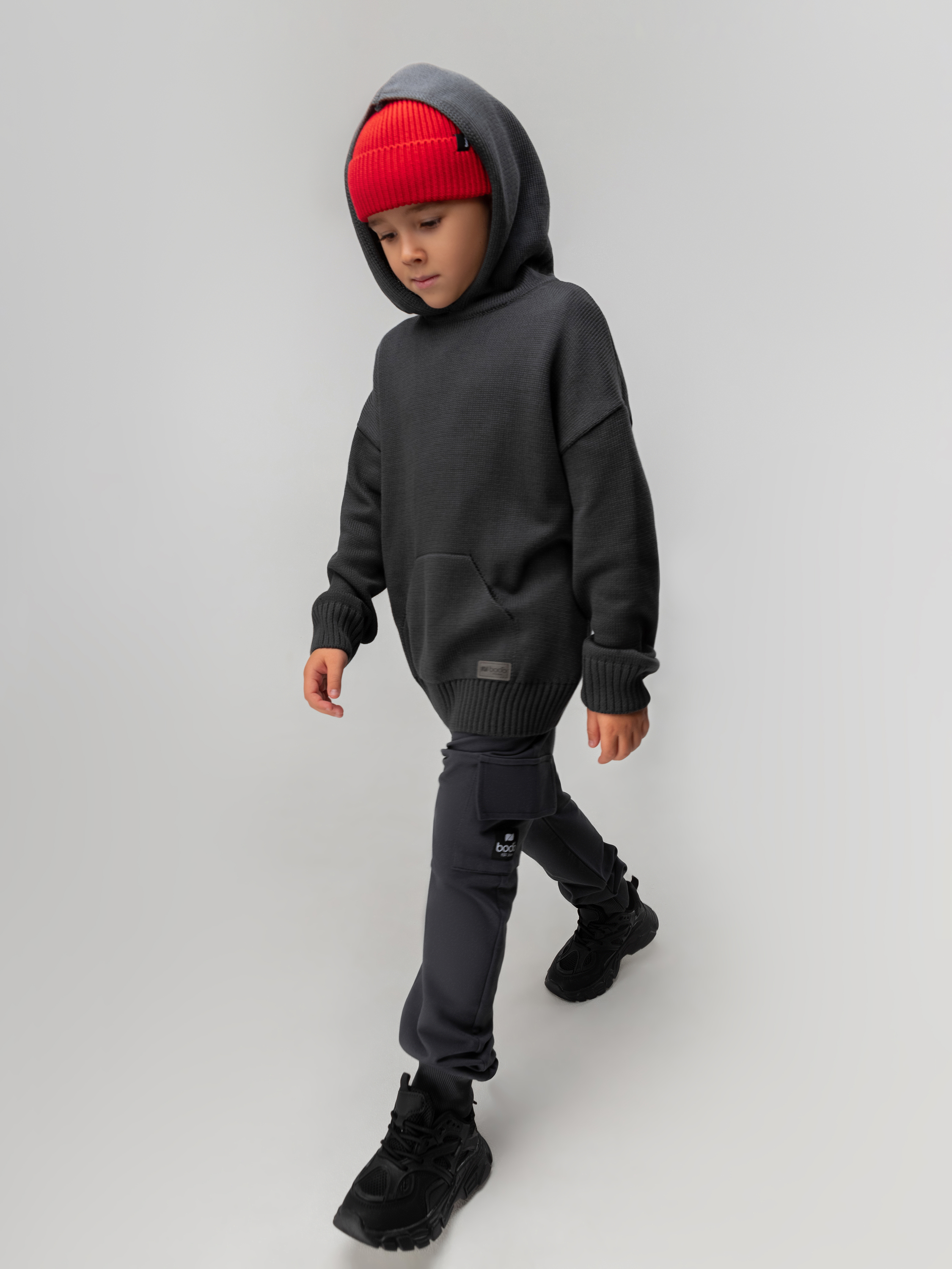 Брюки спортивные Bodo 6-370МU_серый - фото 4