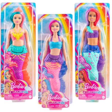 Кукла модельная Mattel Barbie Русалочка зеленый хвост
