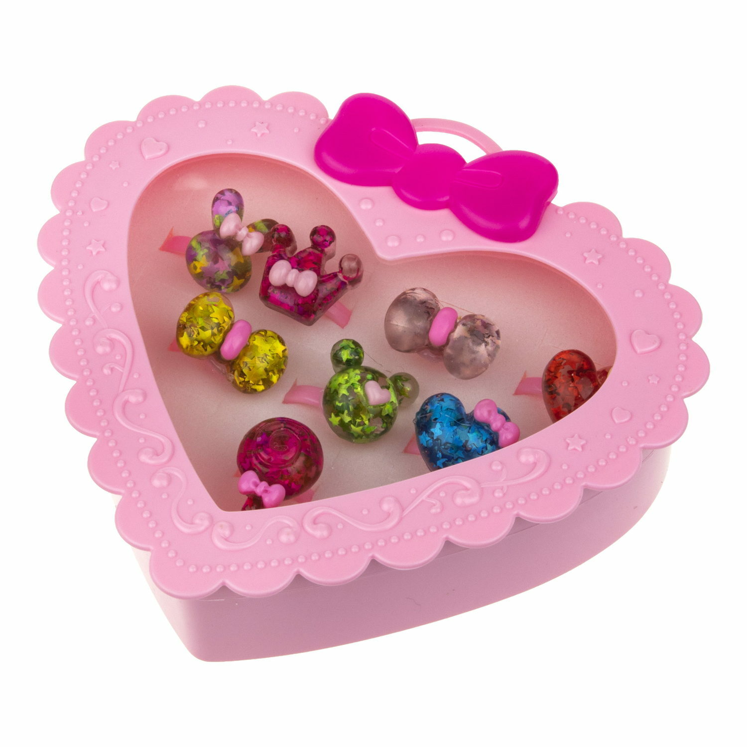 Набор бижутерии 1TOY Sweet heart Bijou 8 колец леденцы Т21034-1 - фото 3