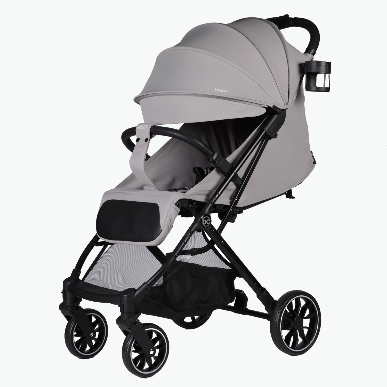Коляска прогулочная BabyCare Venetto Серый серый - фото 3