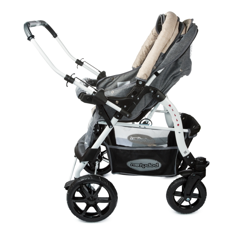 Коляска трансформер Babyton Pillo OX Grey-Beige - фото 7