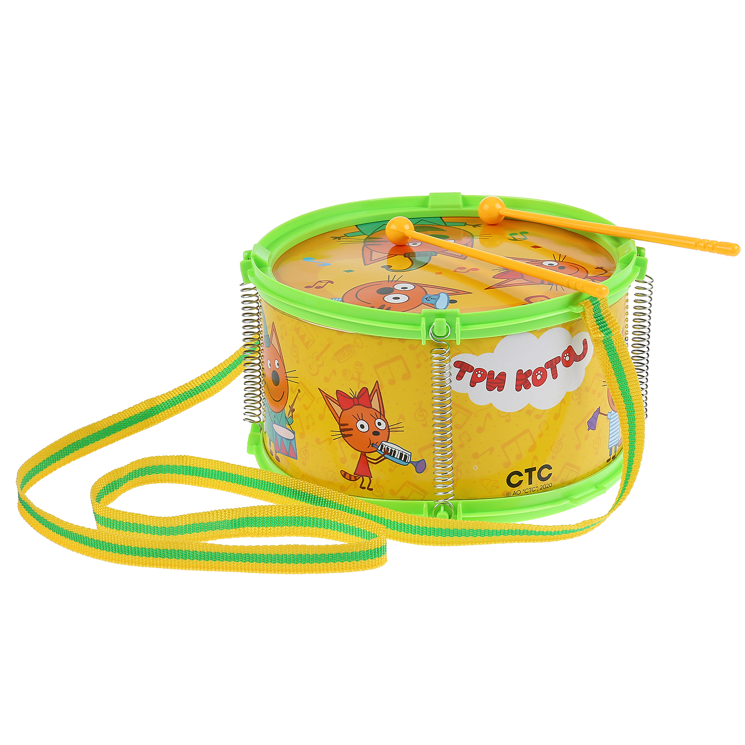 Игрушка музыкальная Играем вместе Три Кота барабаны - фото 4
