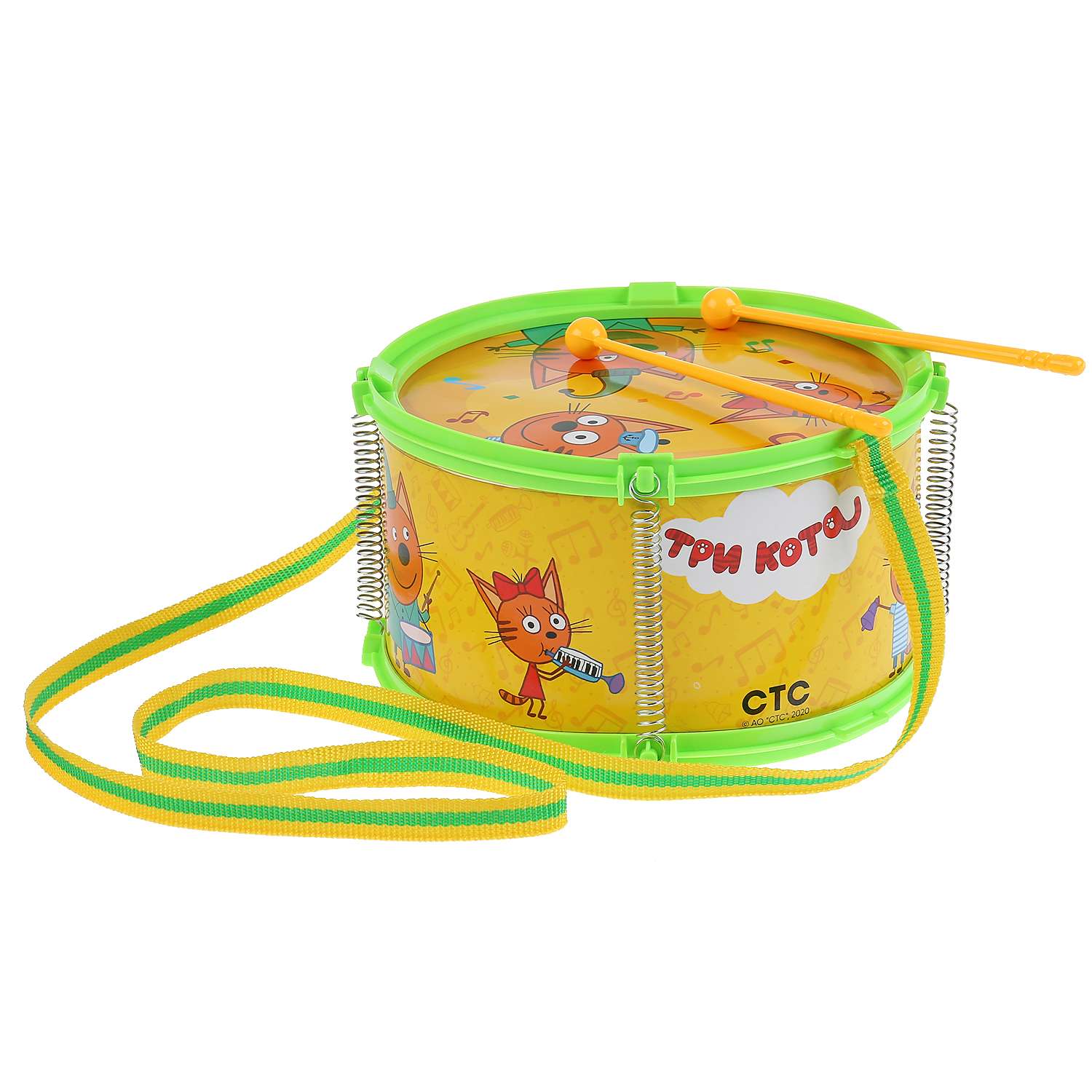 Игрушка музыкальная Играем вместе Три Кота барабаны - фото 4