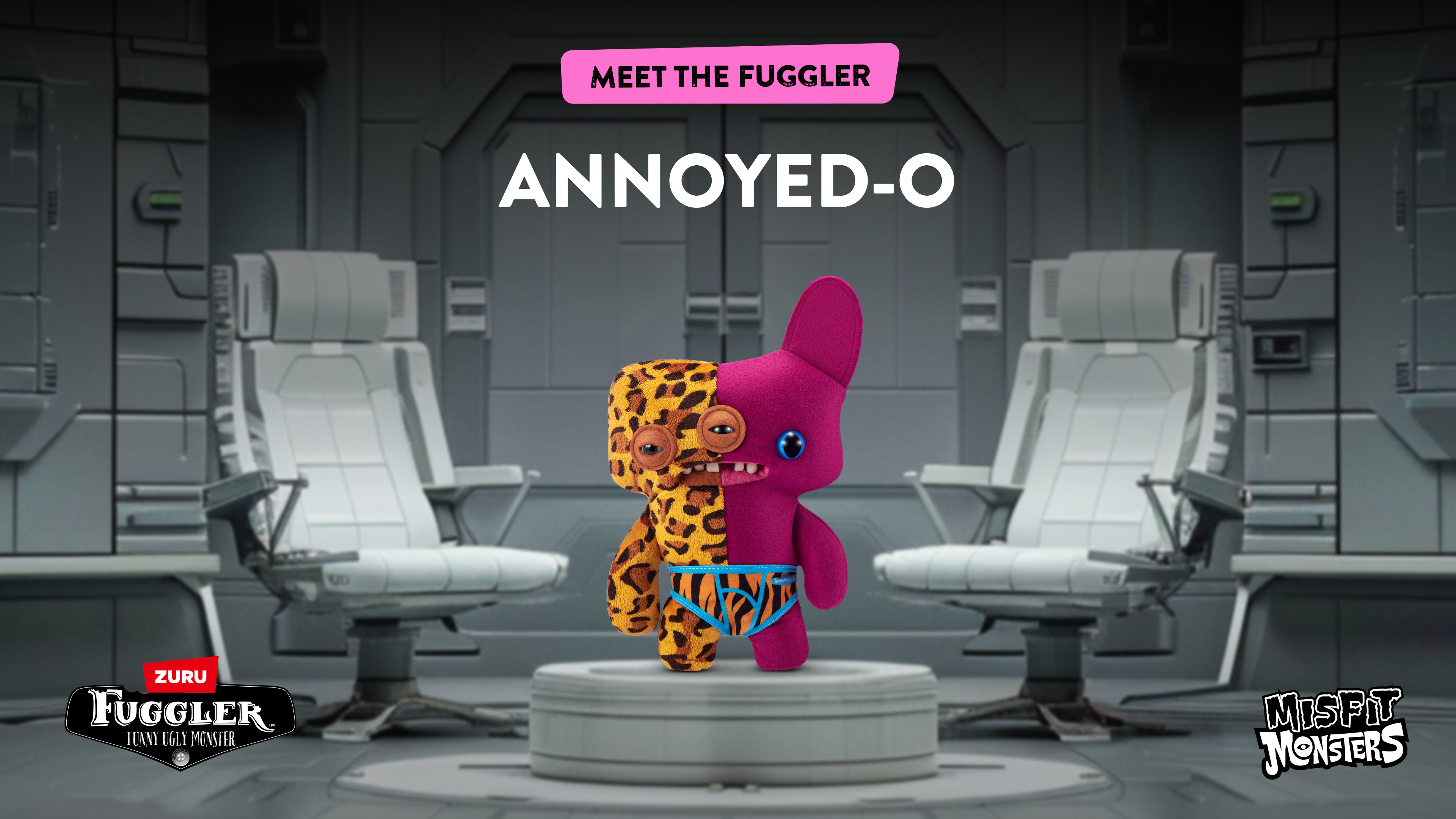 Мягкая игрушка FUGGLER Зубастик Половинки 24 см - фото 8