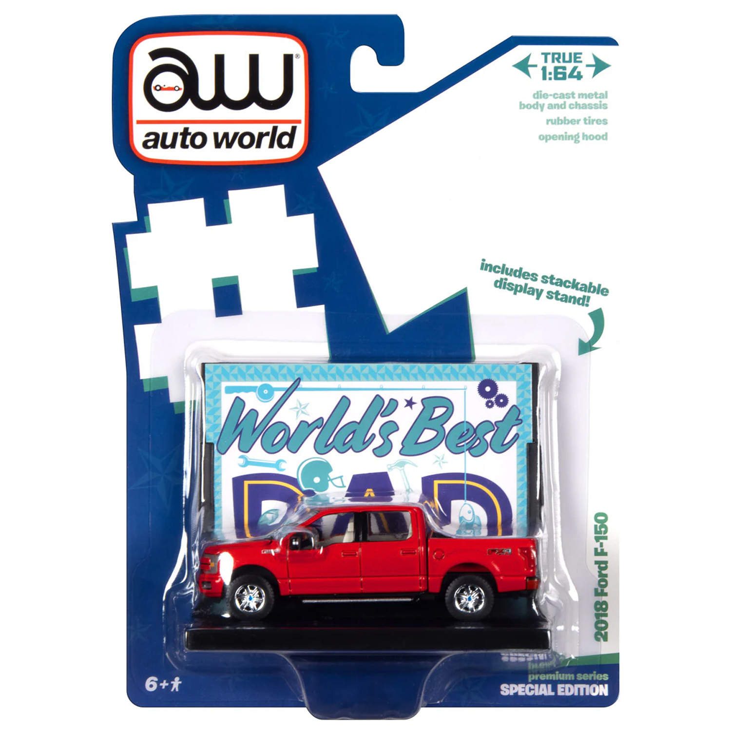 Автомобиль Johnny Lightning Ford 1:64 AWAC017-DAD - фото 6