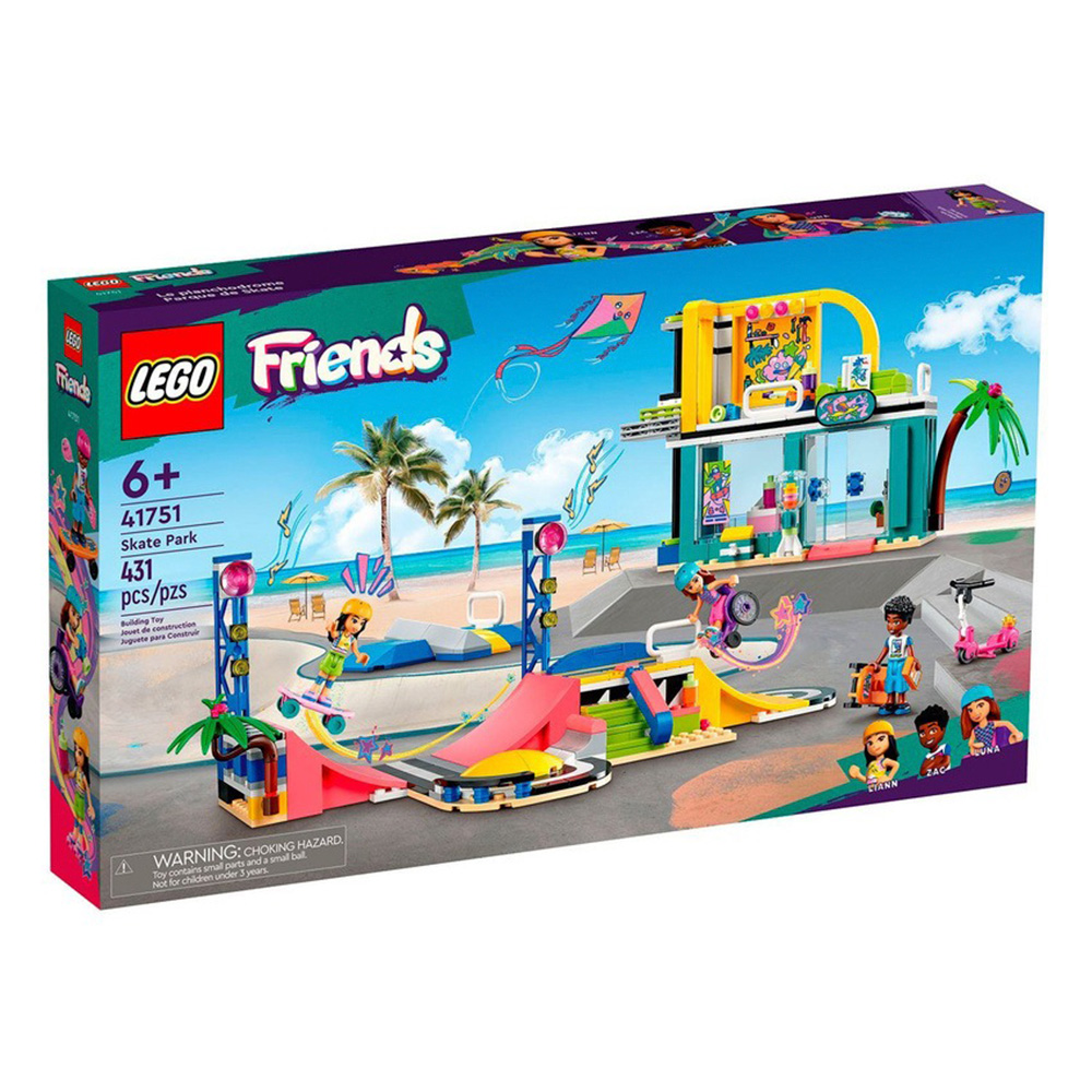 Конструктор LEGO Friends Скейт-парк 431 дет. - фото 3