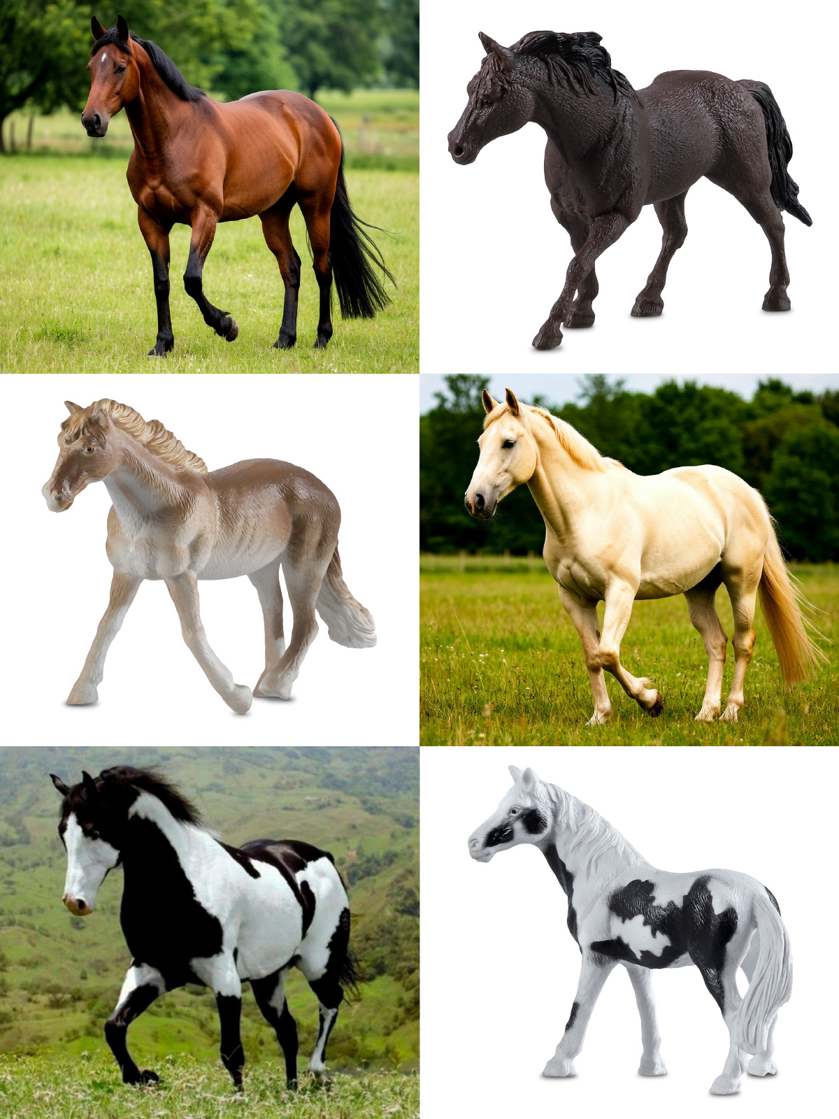 Игровой набор DARWIN Животные Лошади 3шт - фото 2