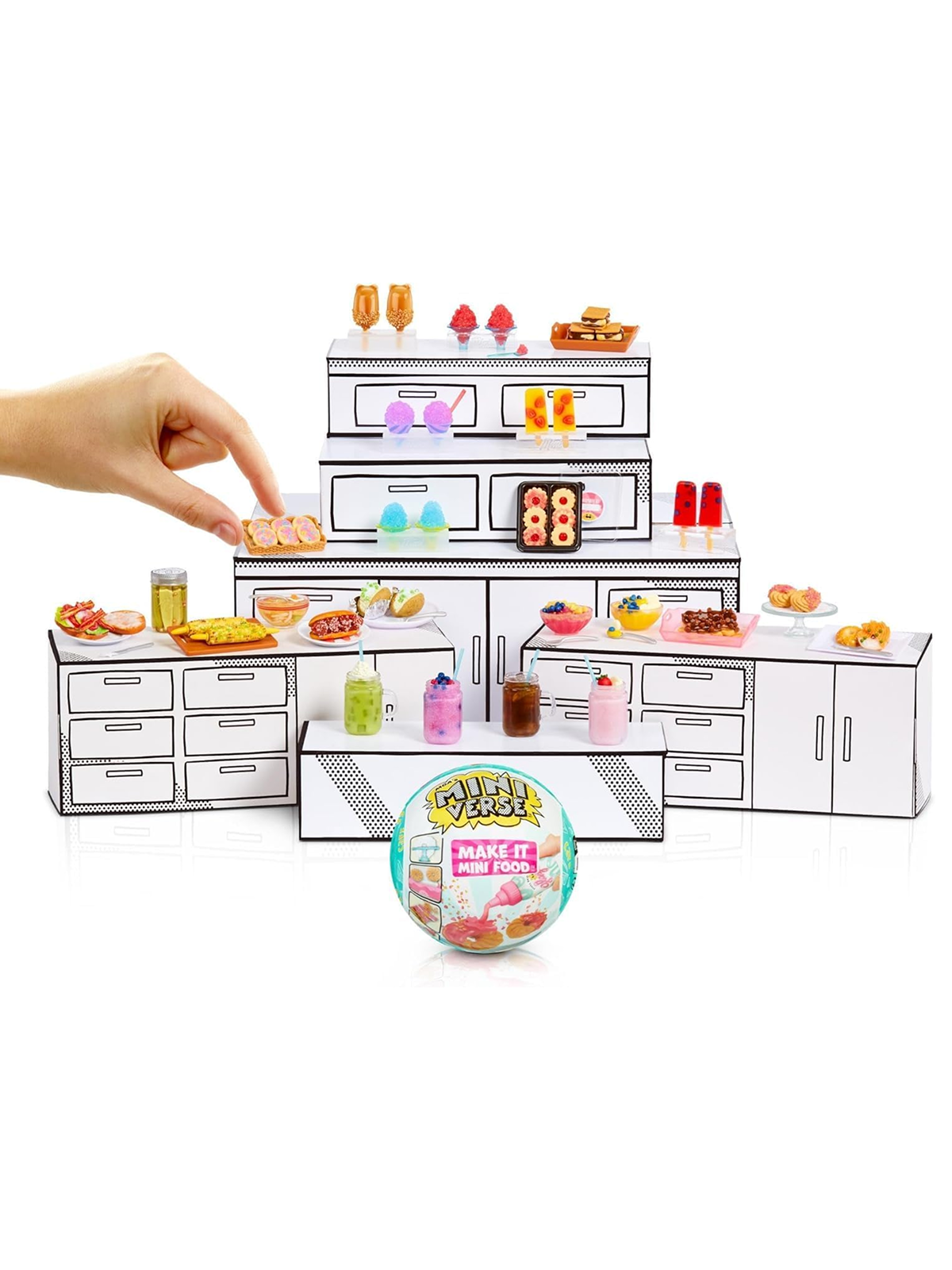 Игровой набор MGAs MiniVerse Mini Food Cafe - фото 2