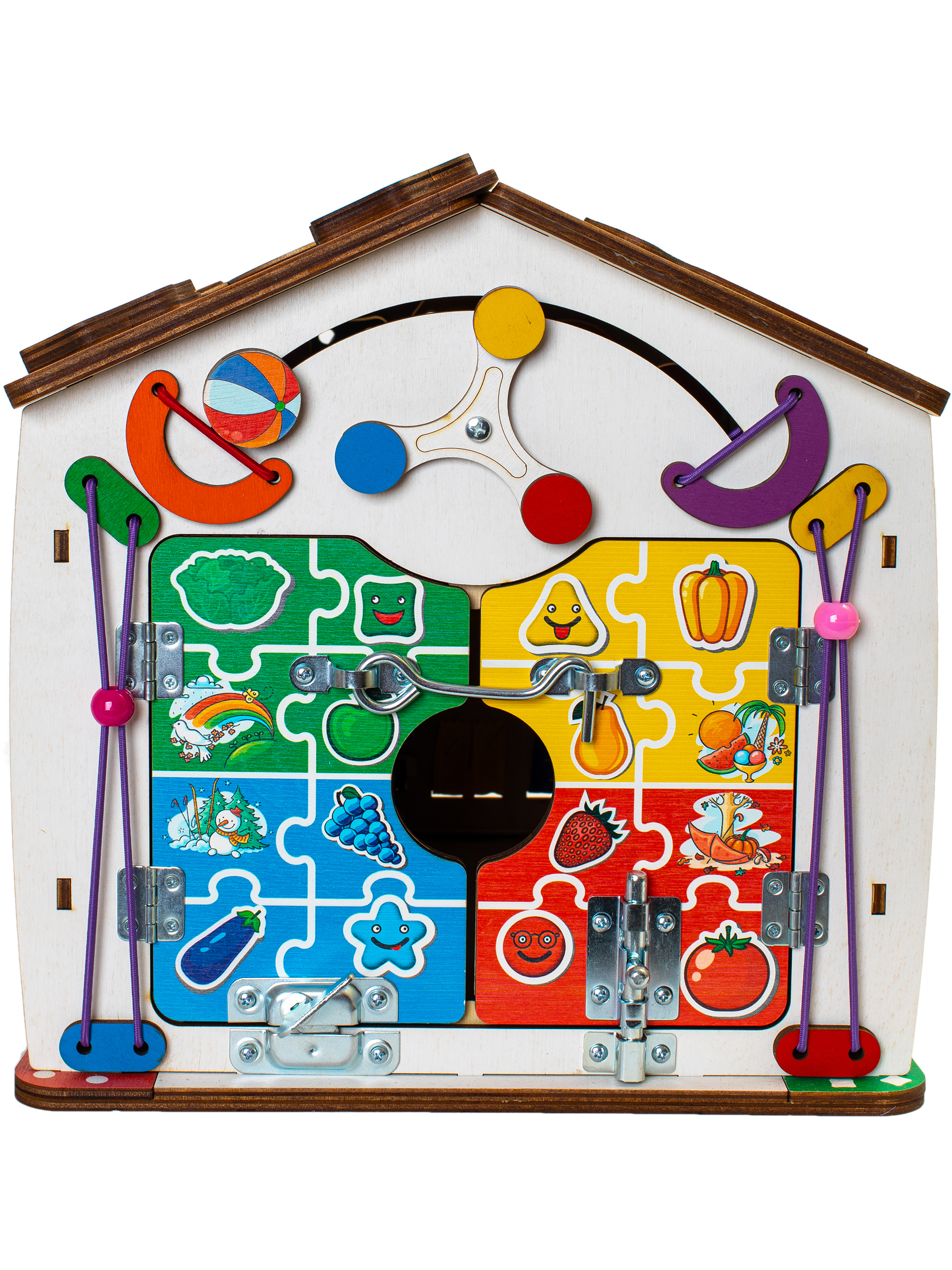 Игрушка Evotoys бизиборд Смайлики - фото 29