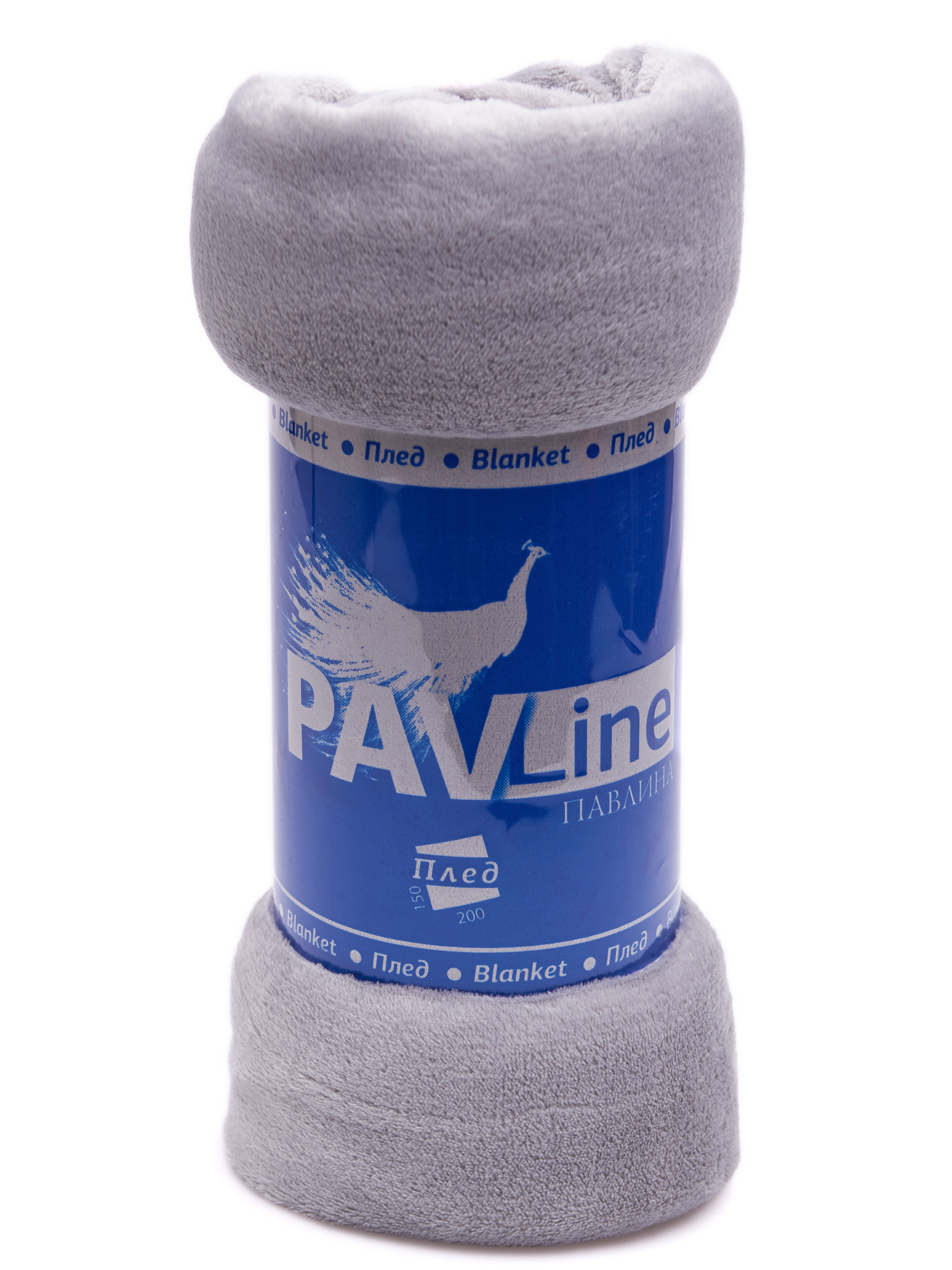 Плед PAVLine Аэро Софт Серая дымка 150 x 200 см велсофт - фото 9