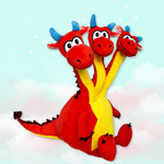 Игрушка мягкая IdeaToys дракон 35 см