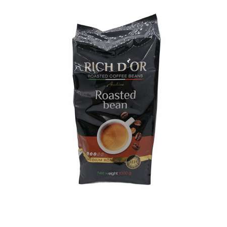 Кофе RICH DOR жареный зерновой 1000г