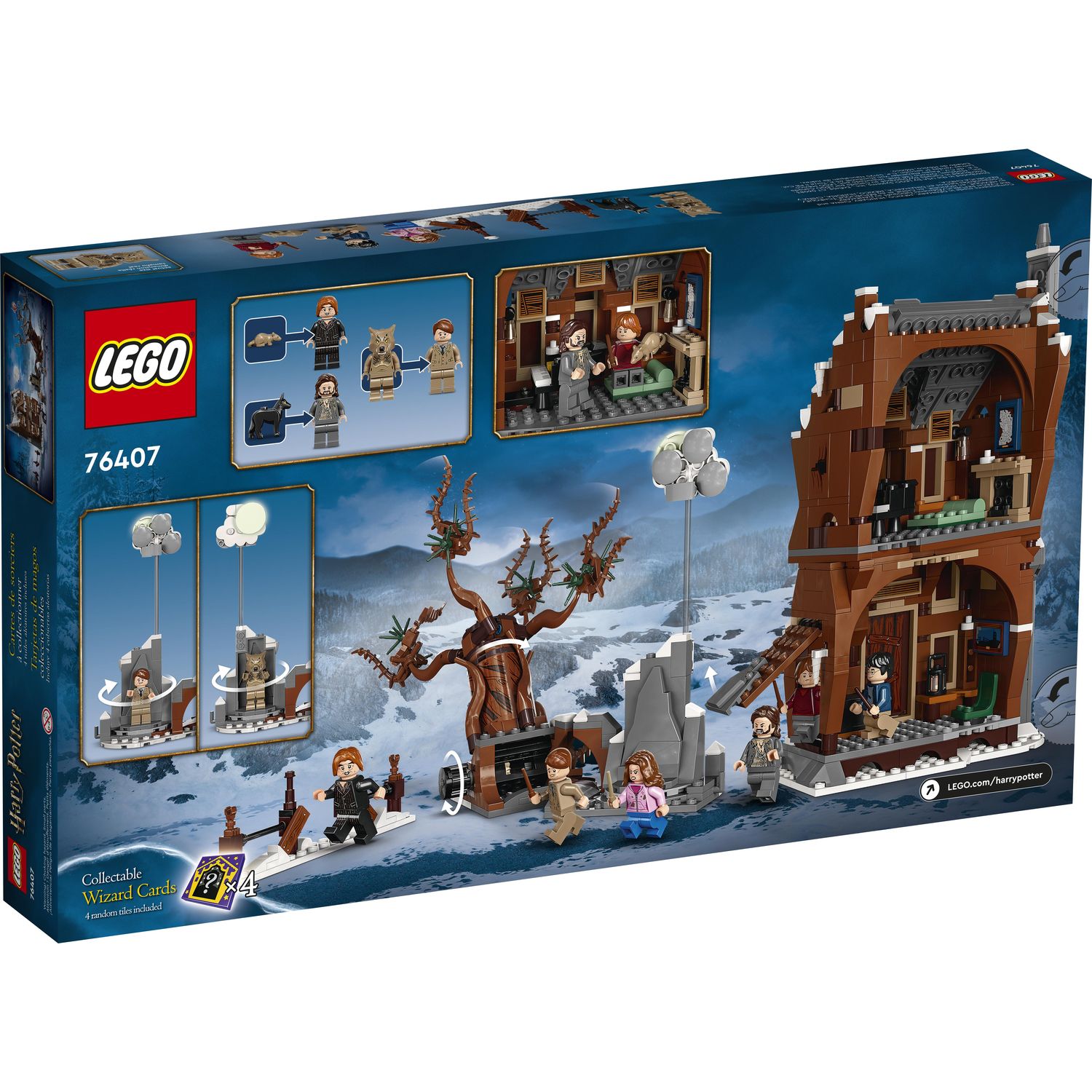 Конструктор LEGO Harry Potter Визжащая хижина и Гремучая Ива блочный - фото 7