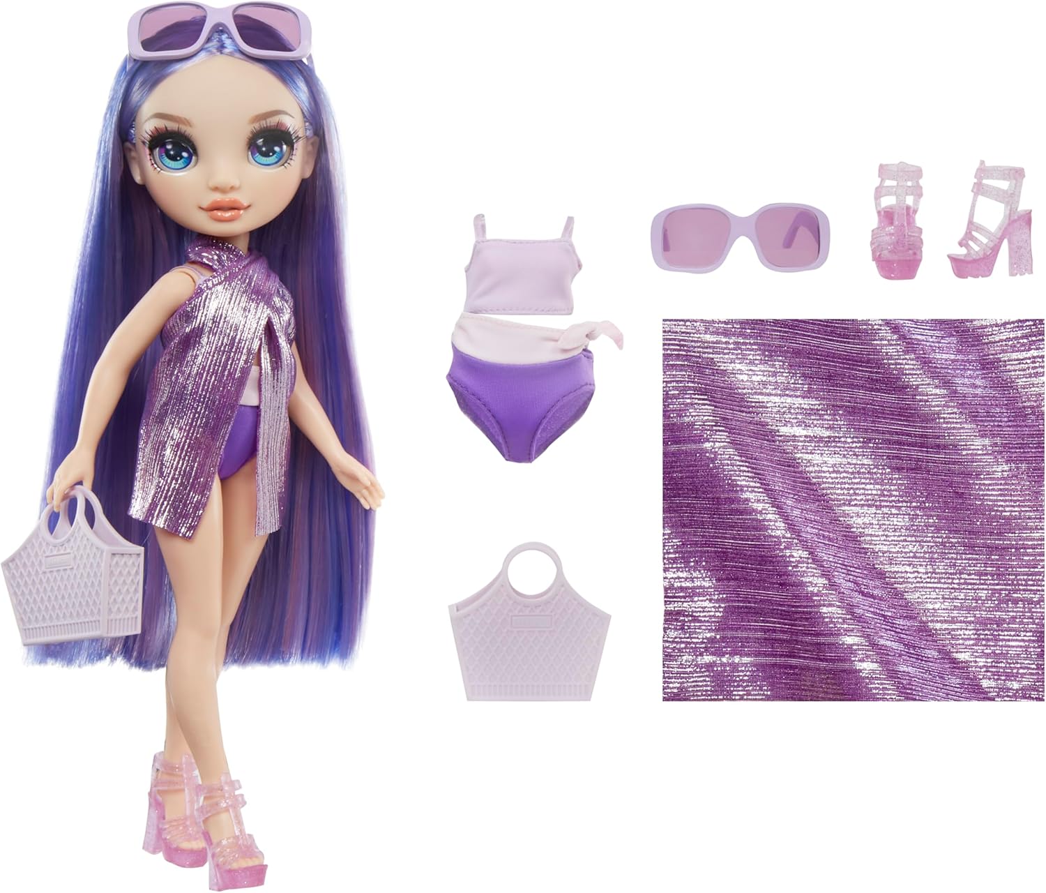 Кукла Rainbow High Swim and Style Fashion Violet 507314EUC 507314EUC - фото 2