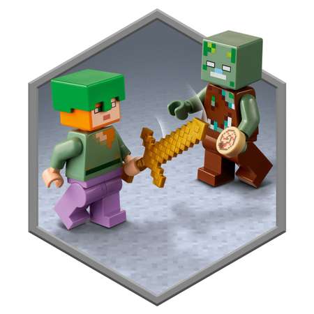 Конструктор LEGO Minecraft Коралловый риф блочный