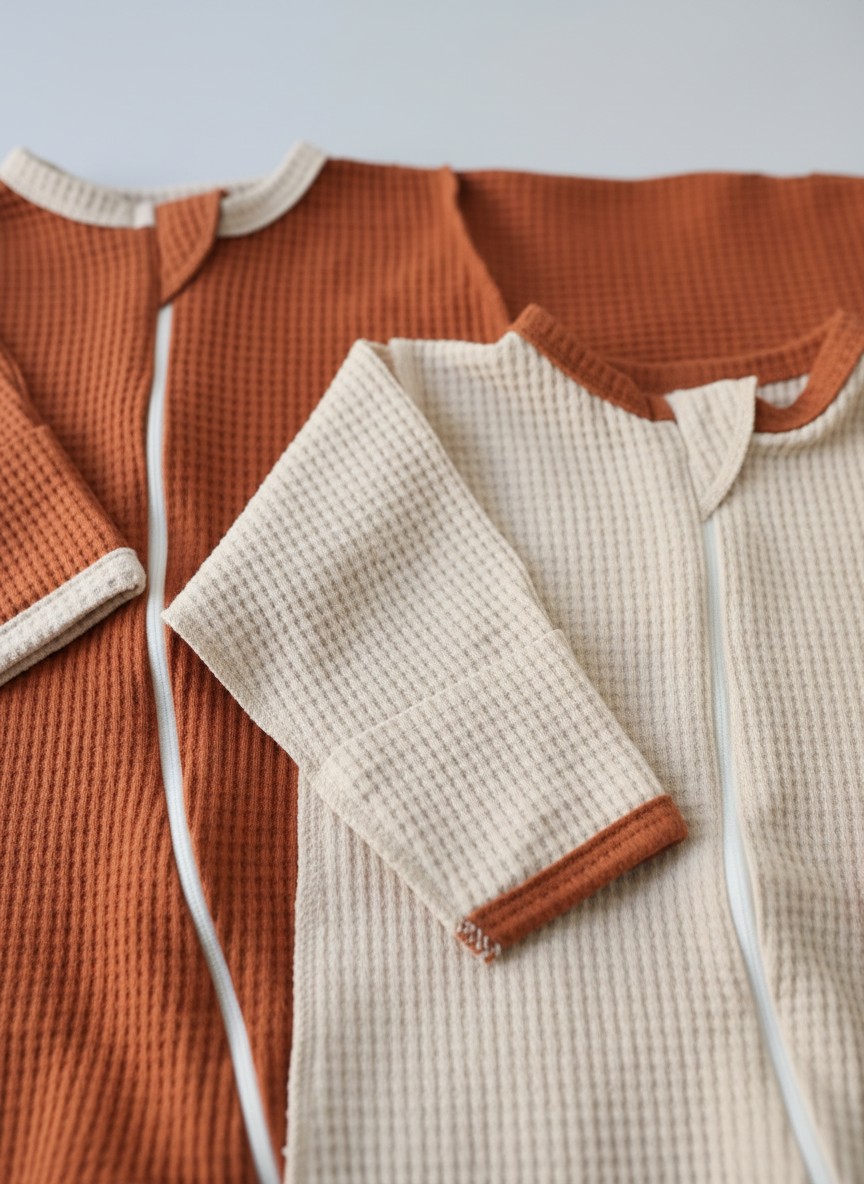 Комбинезон 2 шт Bunnyphant Т-169-2/терракотовый-кремовый - фото 3