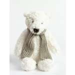Мягкая игрушка Gulliver Мишка белый в шарфе 30 см