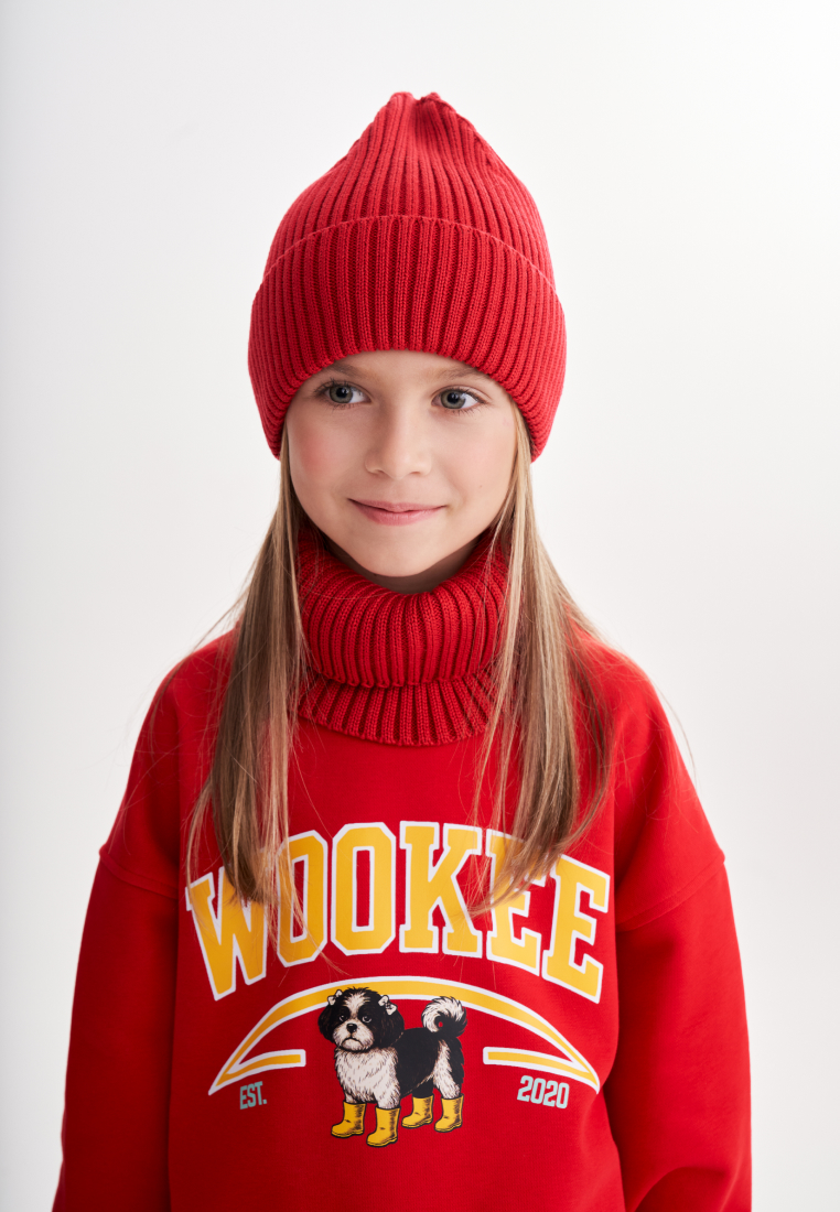 Комплект wookee Шапка_СнудКрасный - фото 1
