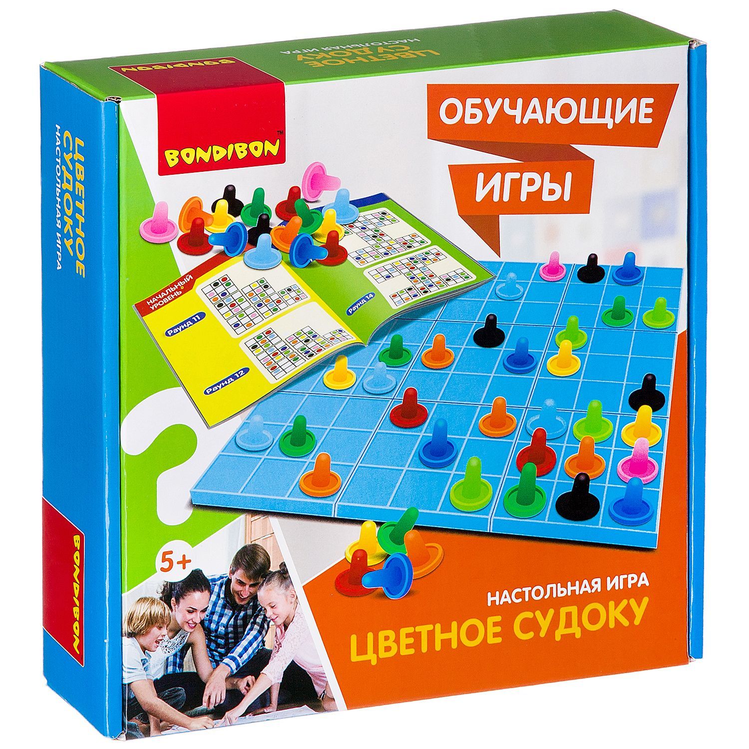 Настольная игра Bondibon Цветное Судоку - фото 1