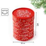 Коробка подарочная круглая Дарите Счастье "Желания", 12 х 16 см