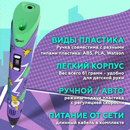 3D ручка Даджет 3Dali Plus