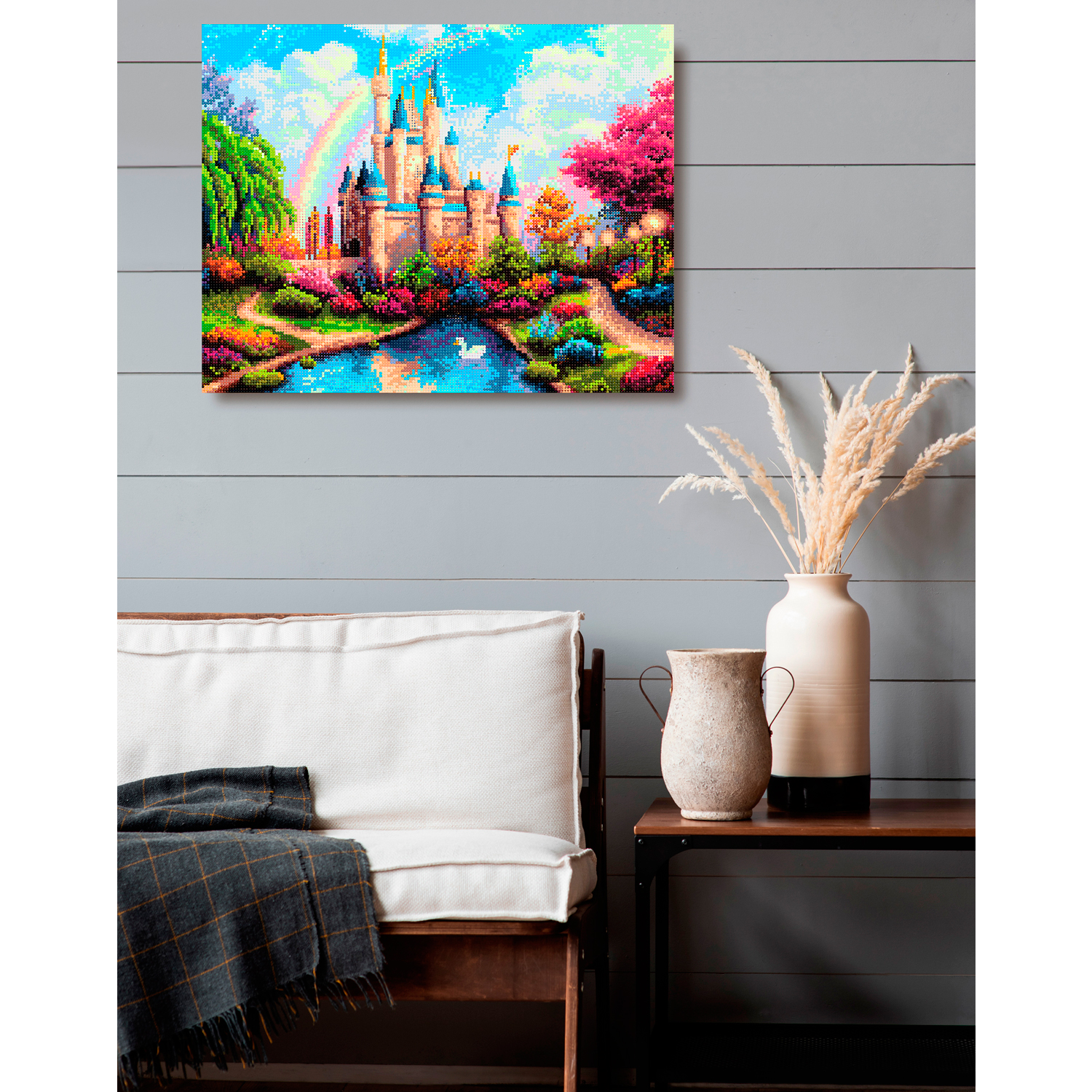 Алмазная мозаика Art on Canvas Замок сказочный в ассортименте - фото 3