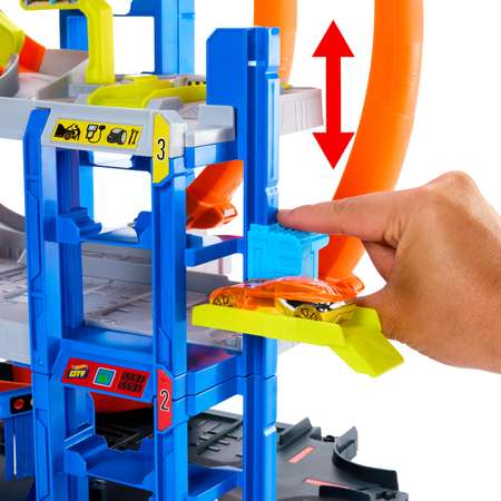 Гараж Hot Wheels City Мега гараж