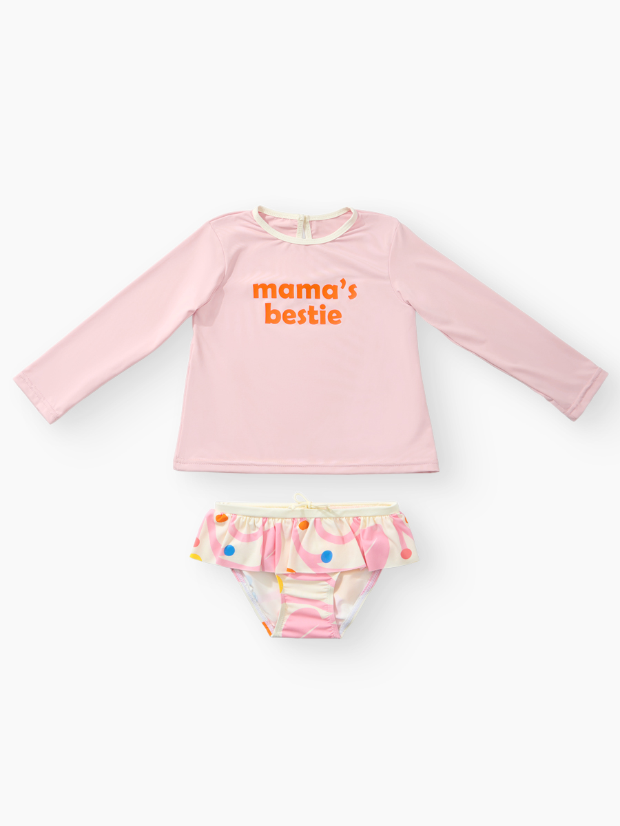 Купальник Happy Baby 50697-1_milky (sweety garden) - фото 2